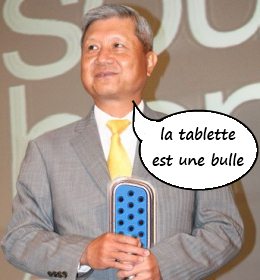 CEO d'Acer: La tablette est une bulle