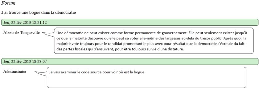 Conversion d'un forum en pages HTML