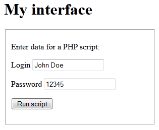 Node.js interface graphique