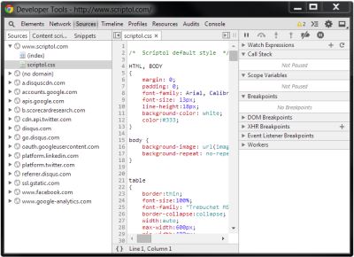 Editeur Chrome