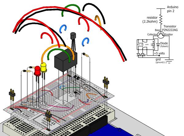 Circuit simple avec relais