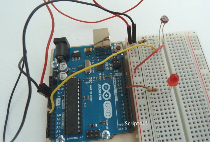 Utiliser une photoresistance