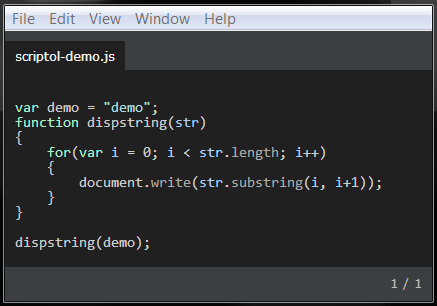 JavaScript dans LightTable