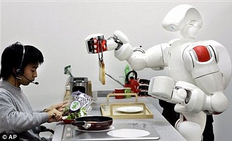 Twenty-One, Le robot qui sert les repas