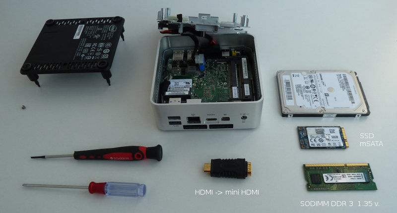 Montage de l'Intel NUC